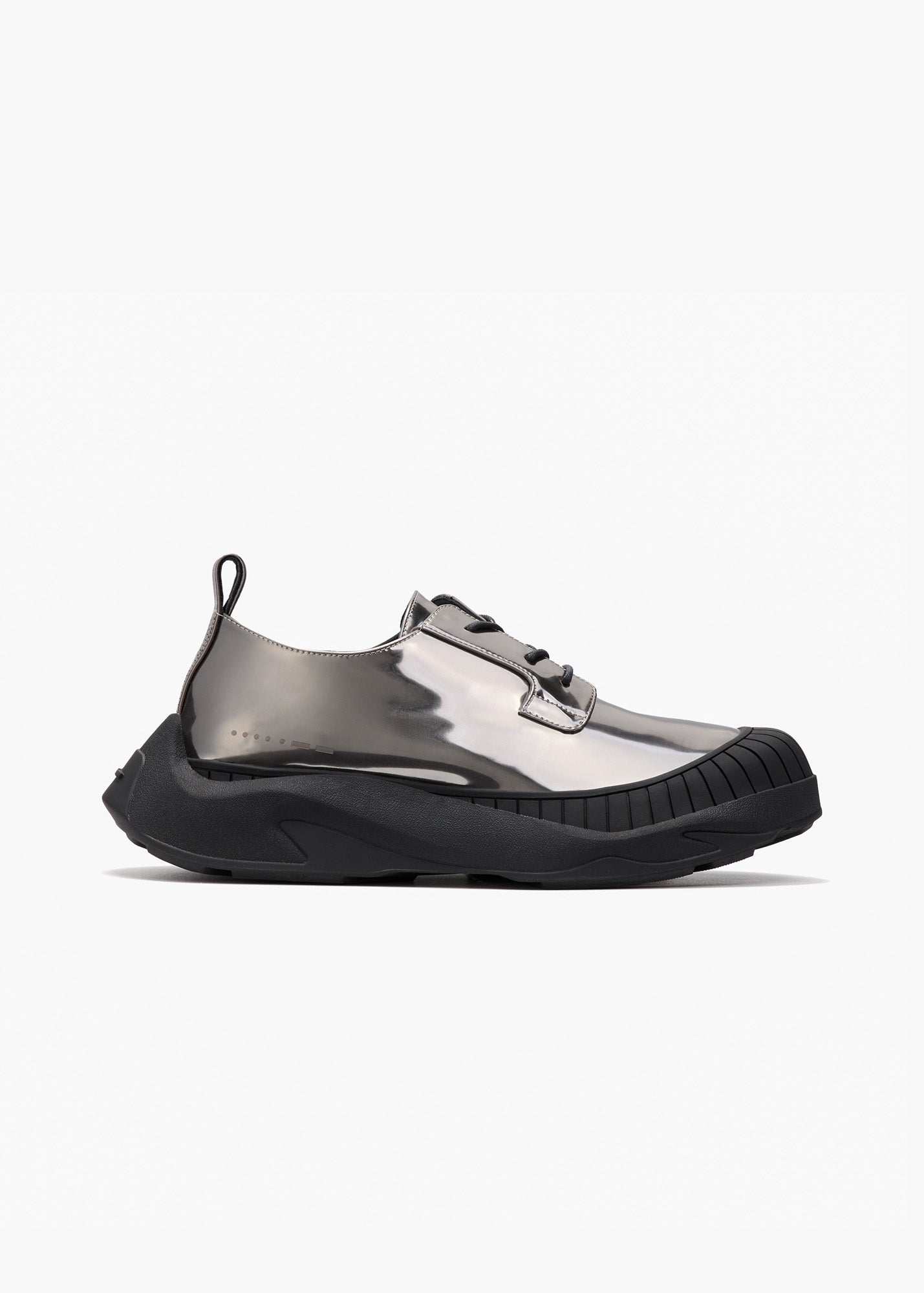 Asher Women Gunmetal Patent-Leather Oxford Shoes 40 Asher Women Gunmetal Patent-Leather Oxford Shoes 40