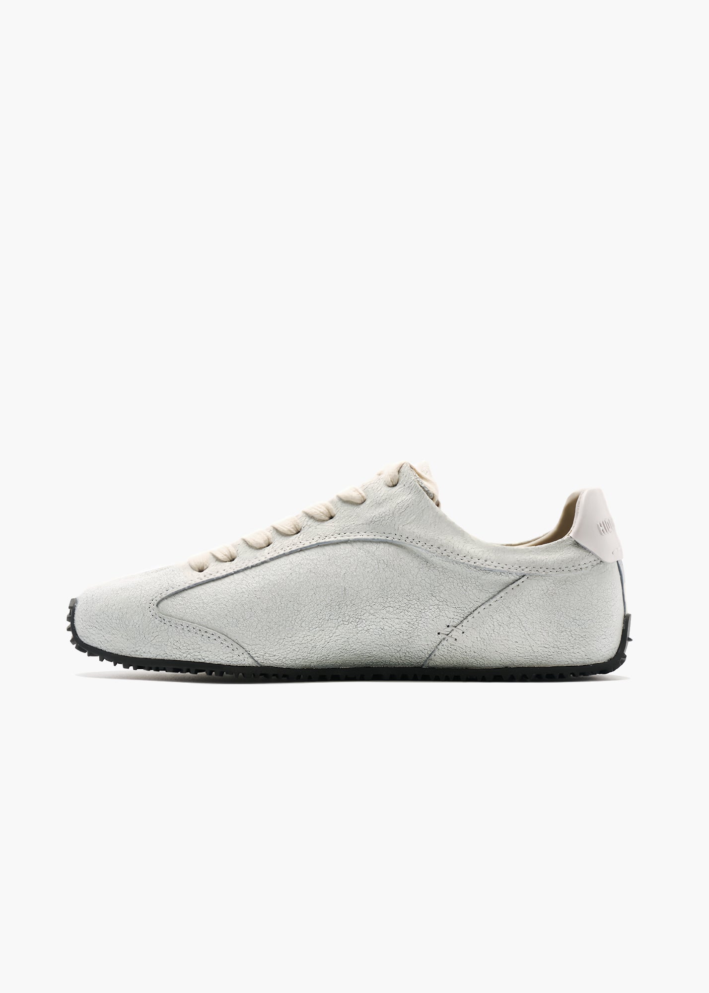 Bunny Men Eggshell White Leather Trainers