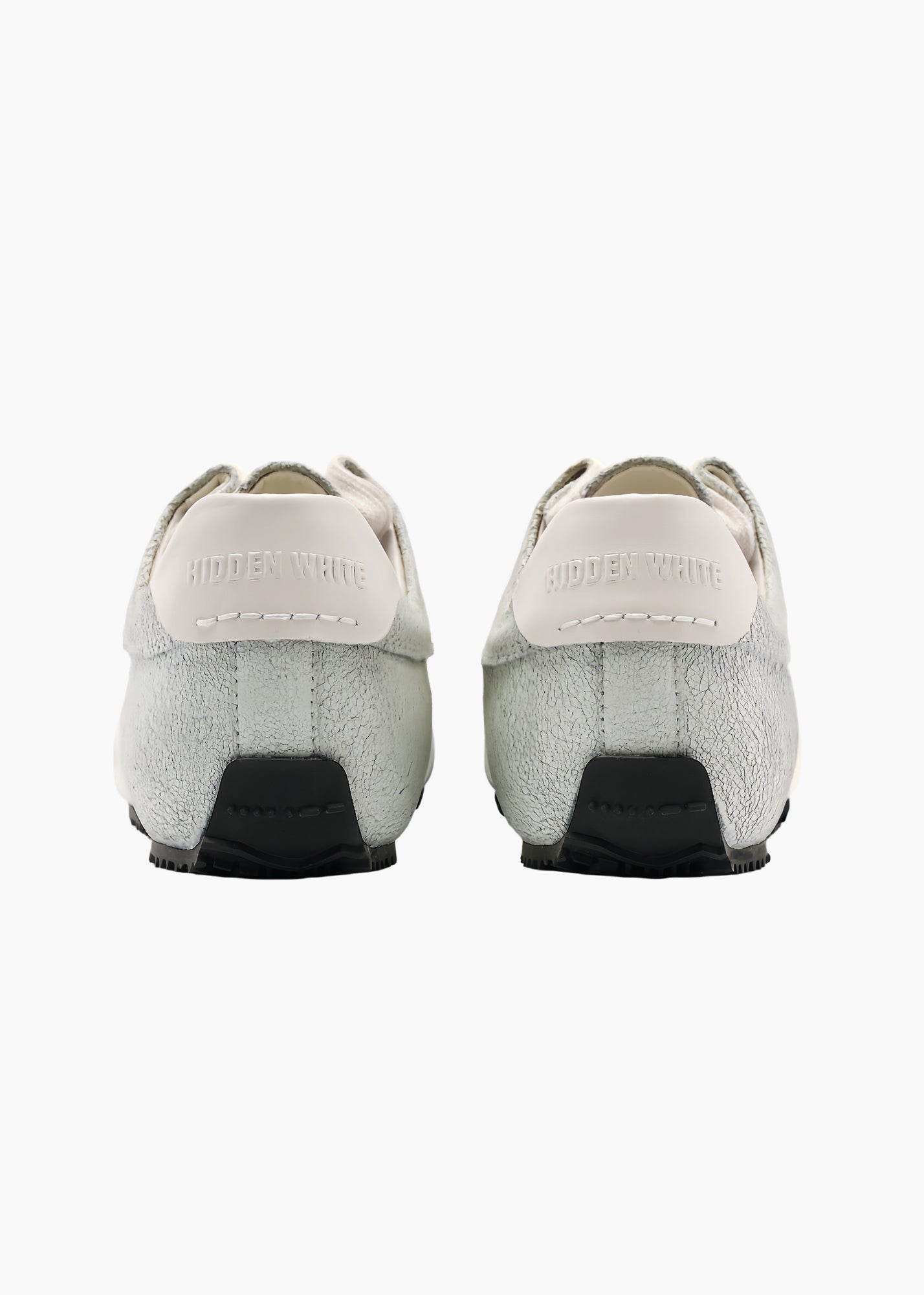 Bunny Men Eggshell White Leather Trainers