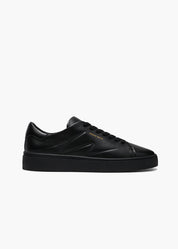 Dylan Men Black Leather Sneakers
