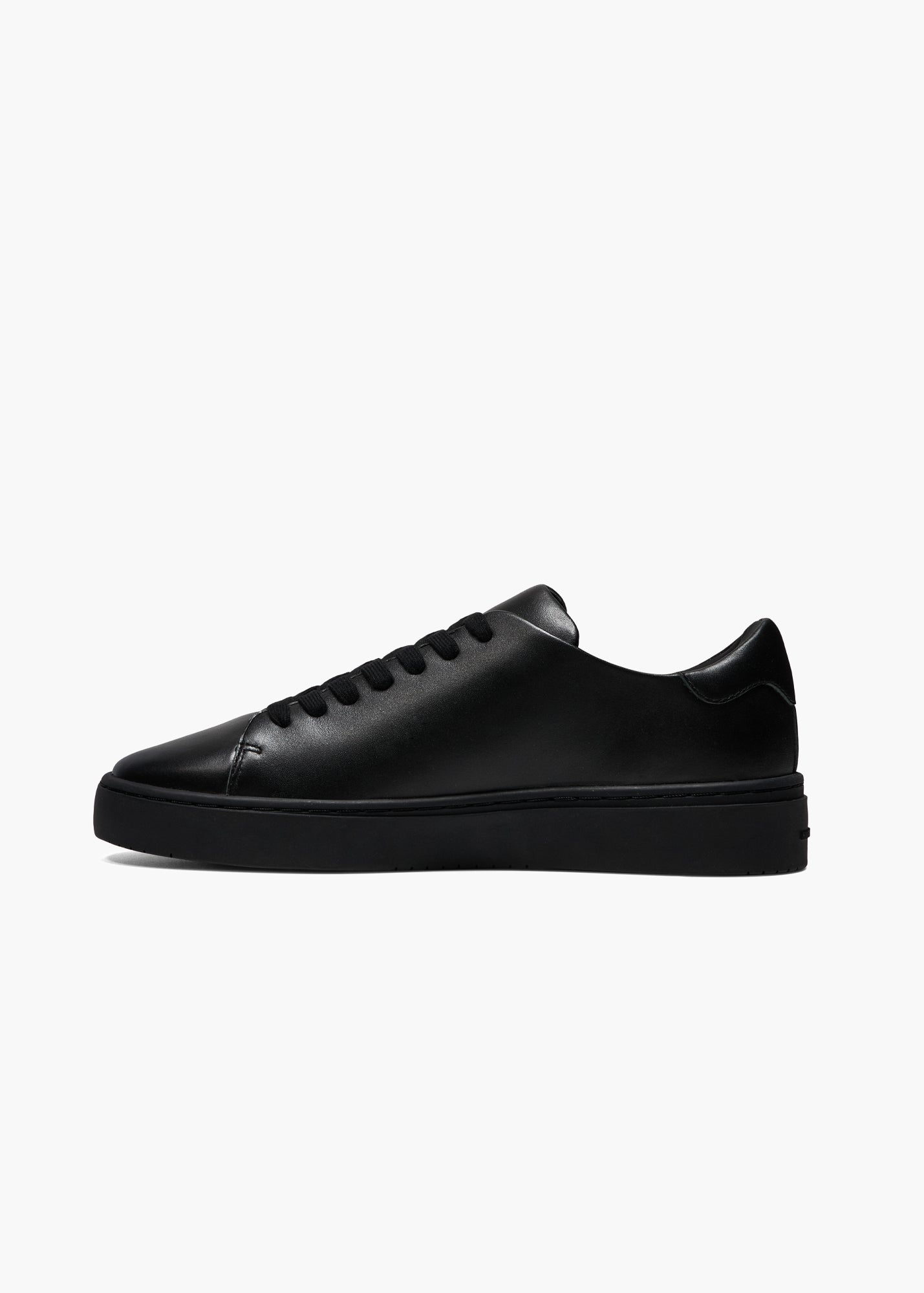 Dylan Men Black Leather Sneakers