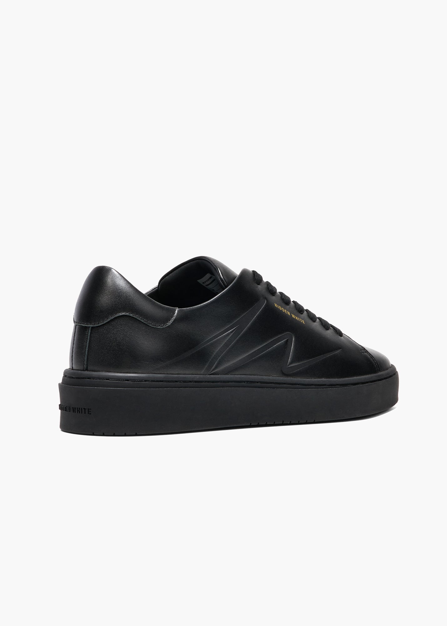 Dylan Men Black Leather Sneakers