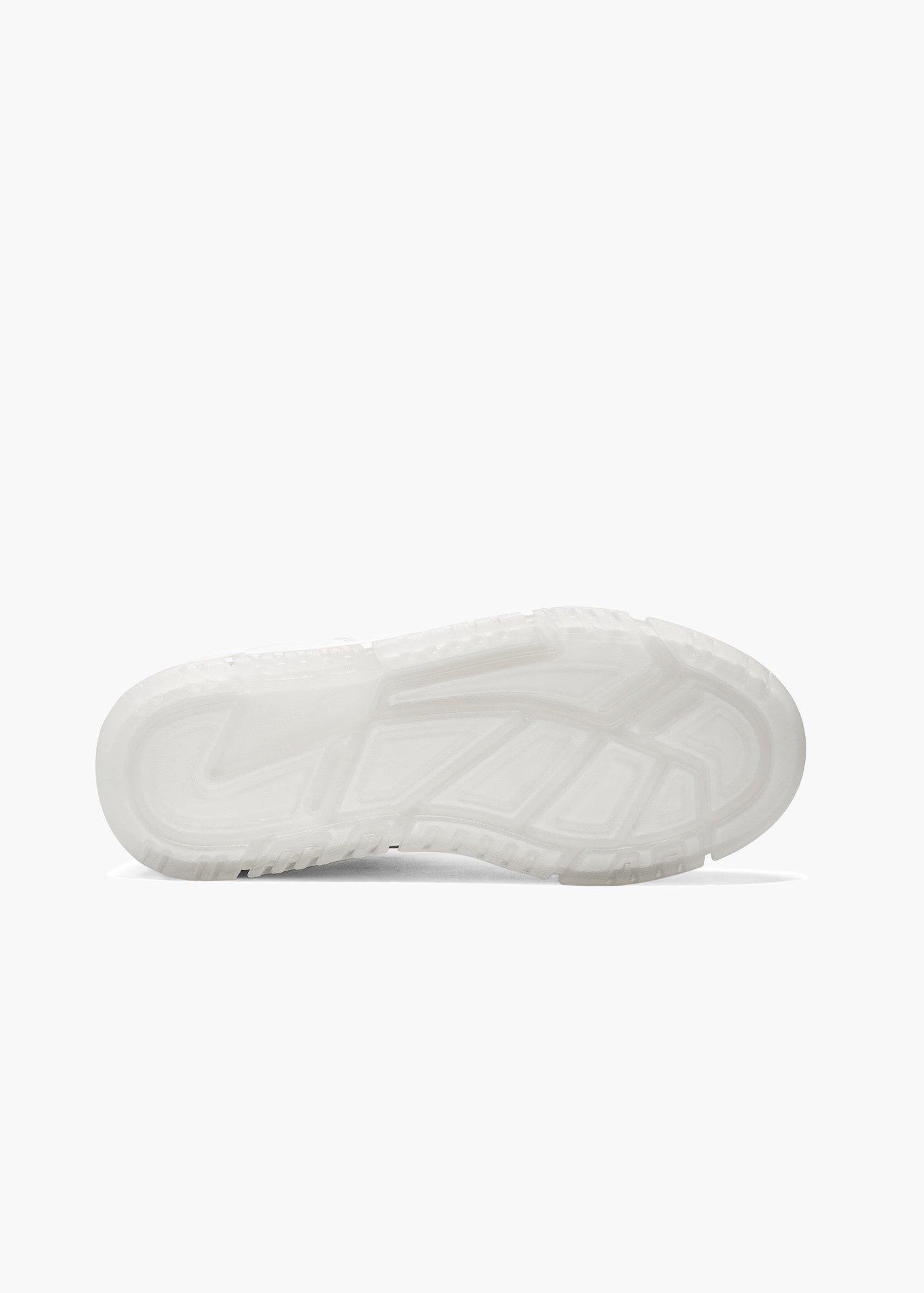 Halle Men White Leather Sneakers