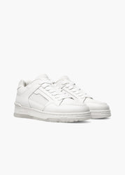 Halle Men White Leather Sneakers
