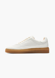 Dara Men Autumn White Leather-Trimmed Perforated Leather Limited Edition Trainers