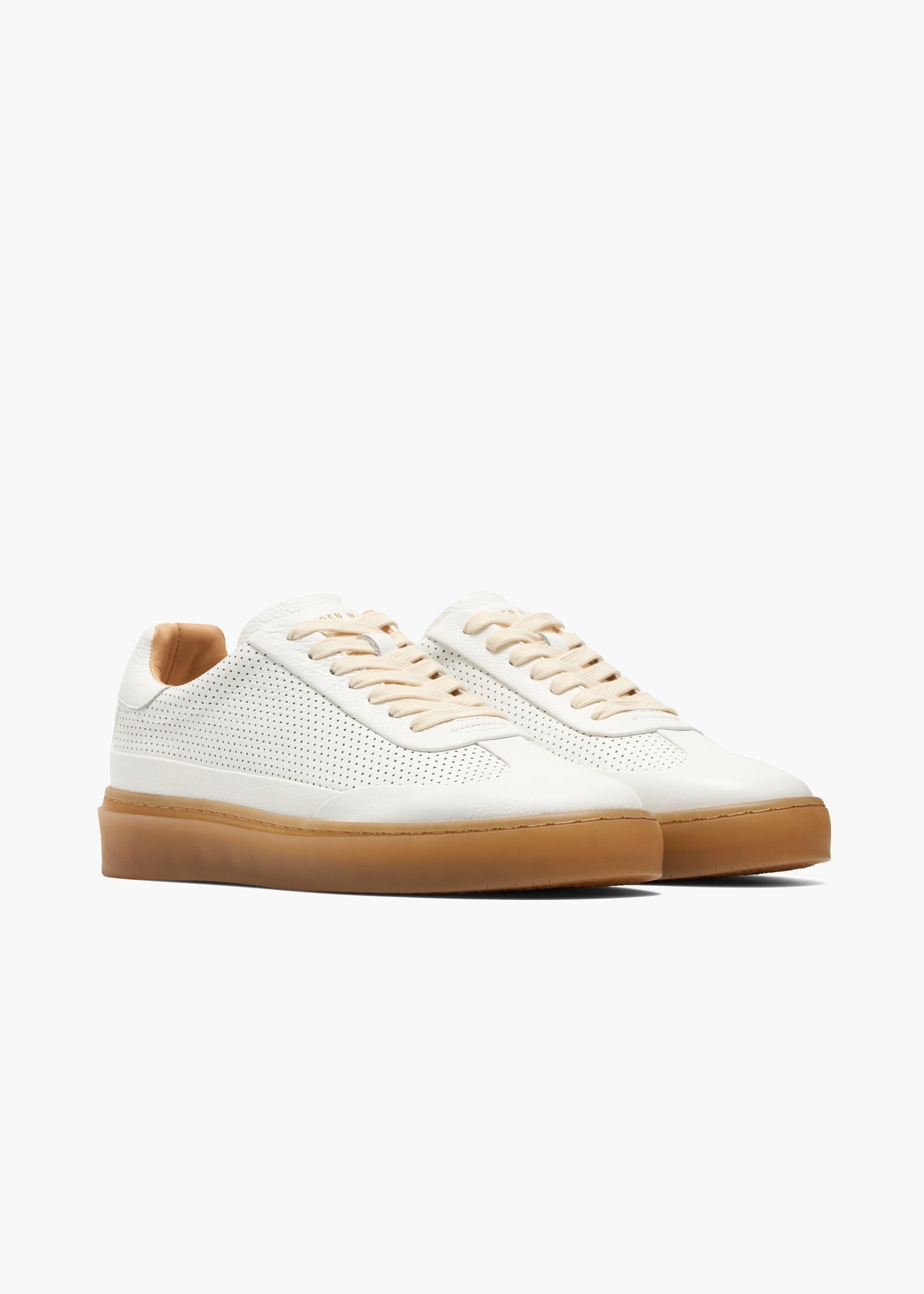 Dara Men Autumn White Leather-Trimmed Perforated Limited Edition