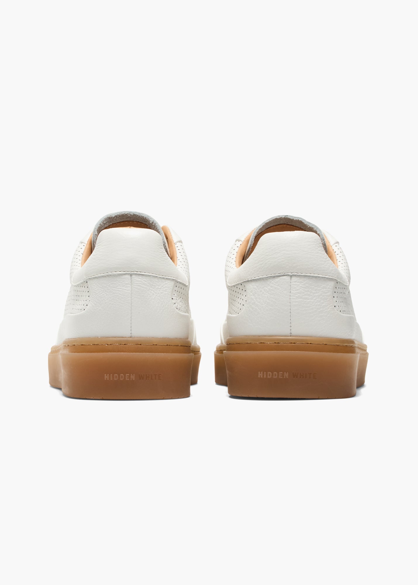 Dara Men Autumn White Leather-Trimmed Perforated Leather Limited Edition Trainers