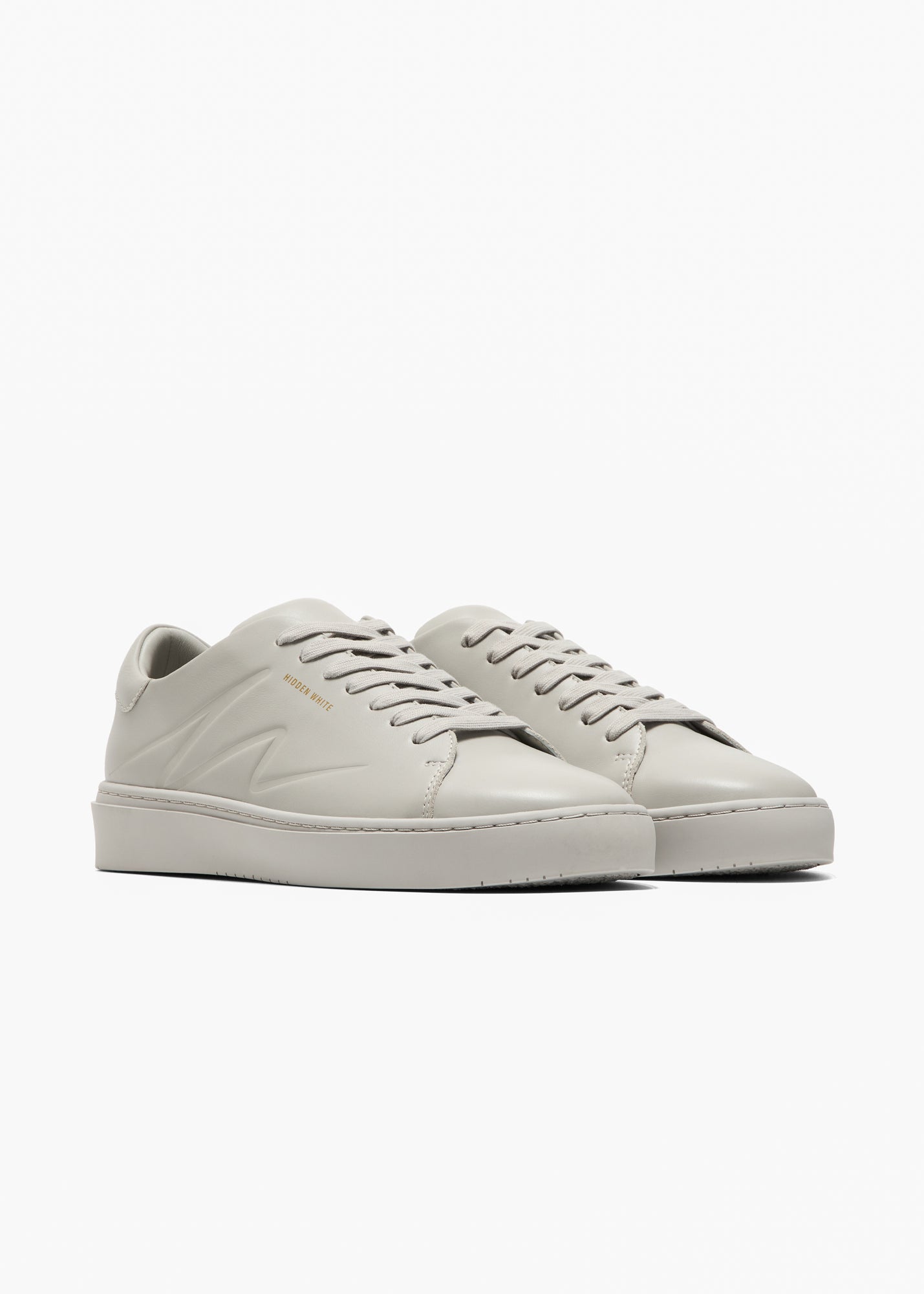 Dylan Men Moon Grey Leather Sneakers