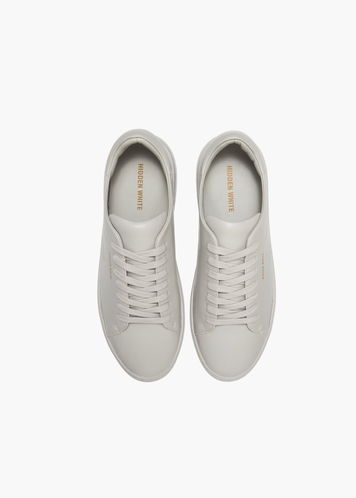 Dylan Men Moon Grey Leather Sneakers