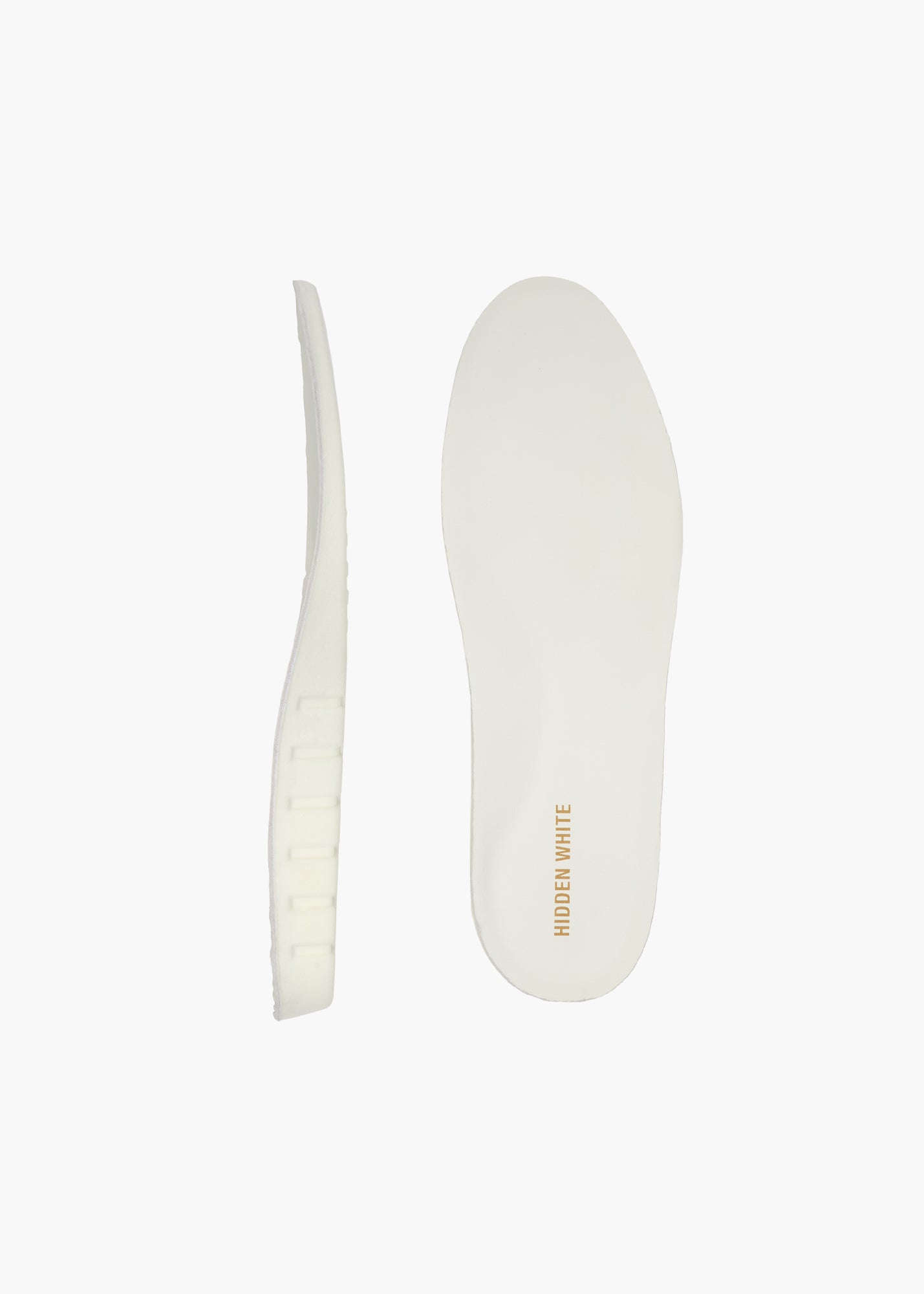 Hidden White Premium Leather Insole