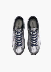Bunny Men Graphite Pony Calf-hair Trainers