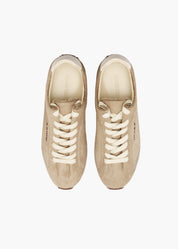 Bunny Men Whisper Pink Calf-hair Trainers