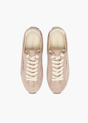 Bunny Men Whisper Pink Calf-hair Trainers
