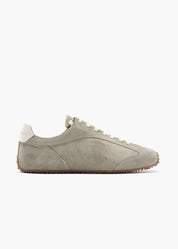 Bunny Women Sage Suede Leather Trainers