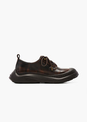 Asher Men Brush Brown Leather Oxford Shoes