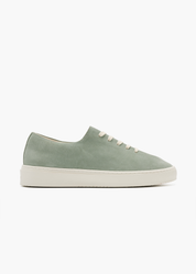 Dani Women Mint One Piece Fold Suede Trainers