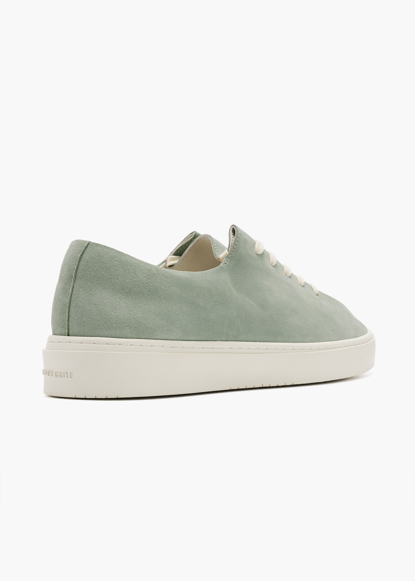 Dani Women Mint One Piece Fold Suede Trainers