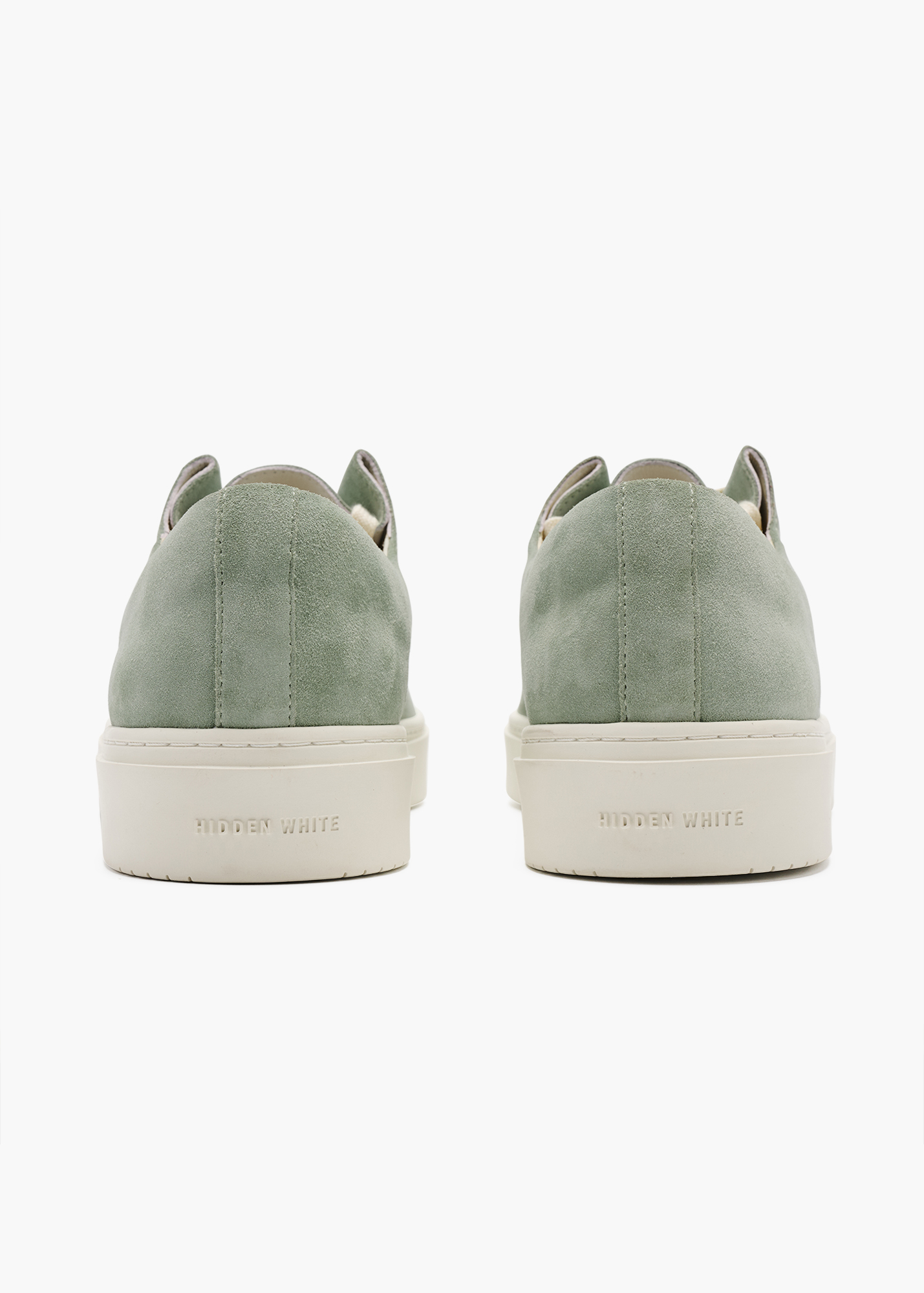 Dani Women Mint One Piece Fold Suede Trainers