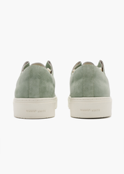 Dani Women Mint One Piece Fold Suede Trainers