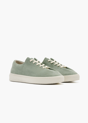 Dani Women Mint One Piece Fold Suede Trainers