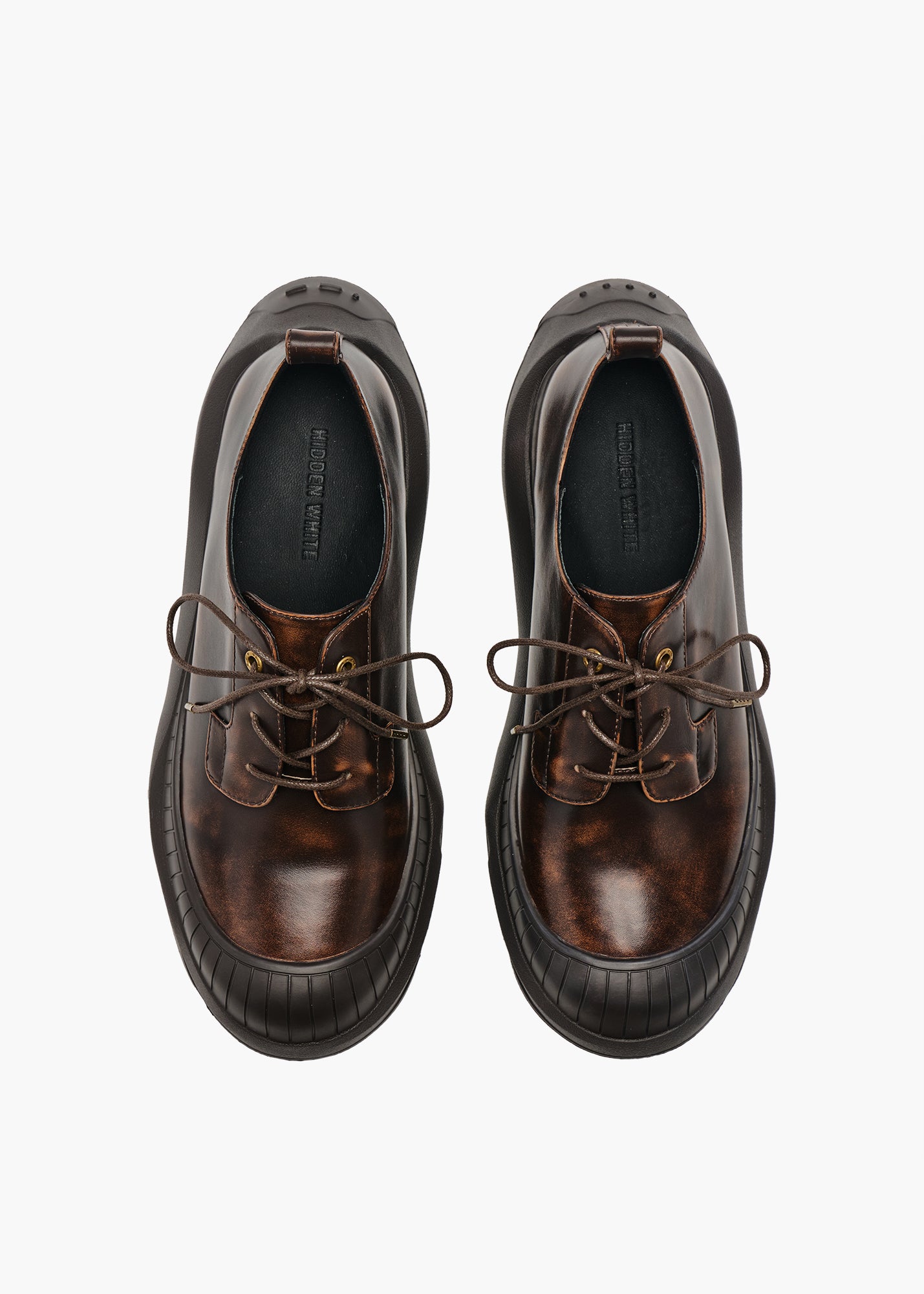 Asher Men Brush Brown Leather Oxford Shoes