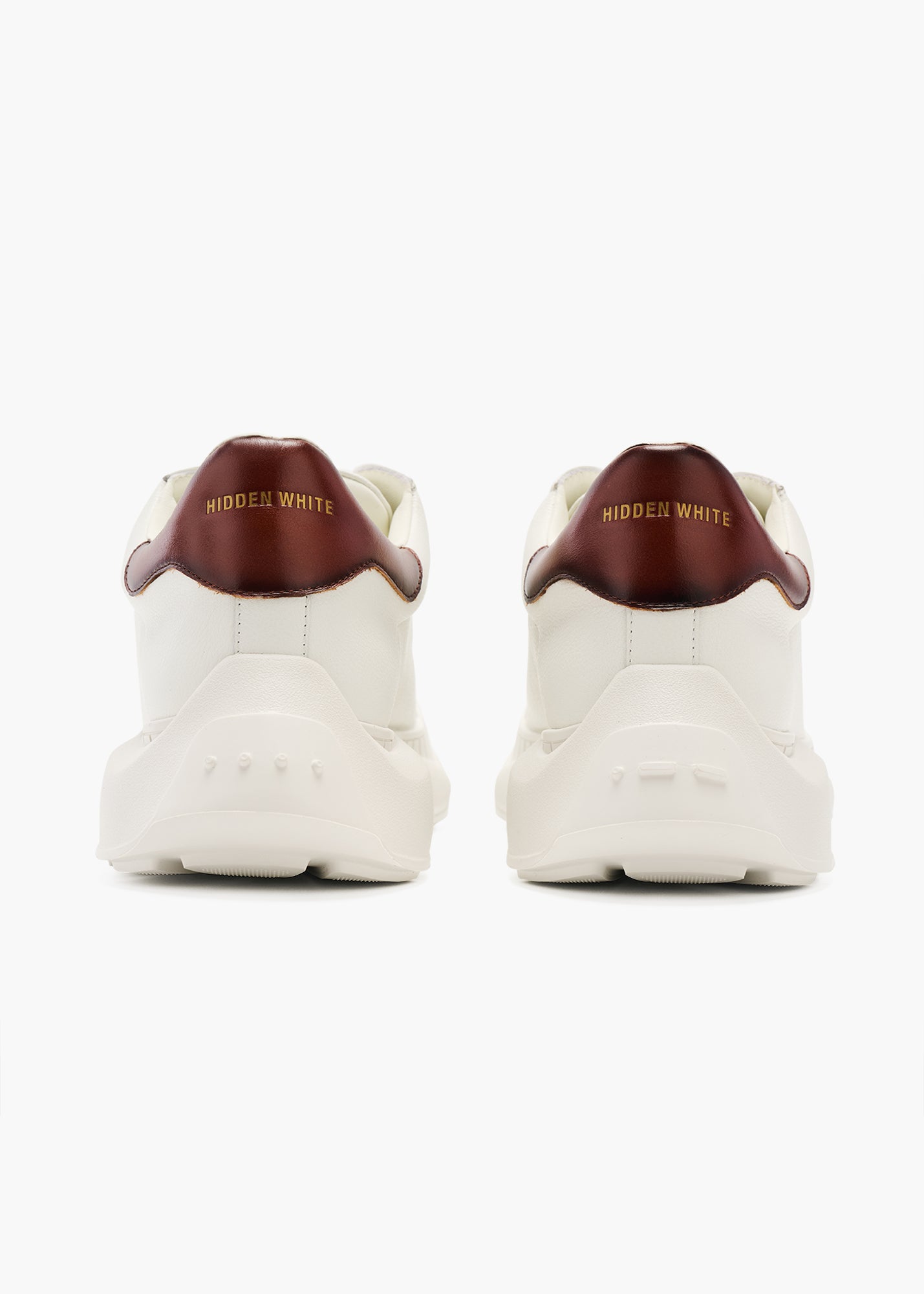 Asure Women Brush Brown Leather Trainers