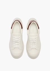 Asure Women Brush Brown Leather Trainers