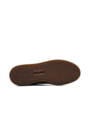 Dylan Men Brush Brown Leather Trainers