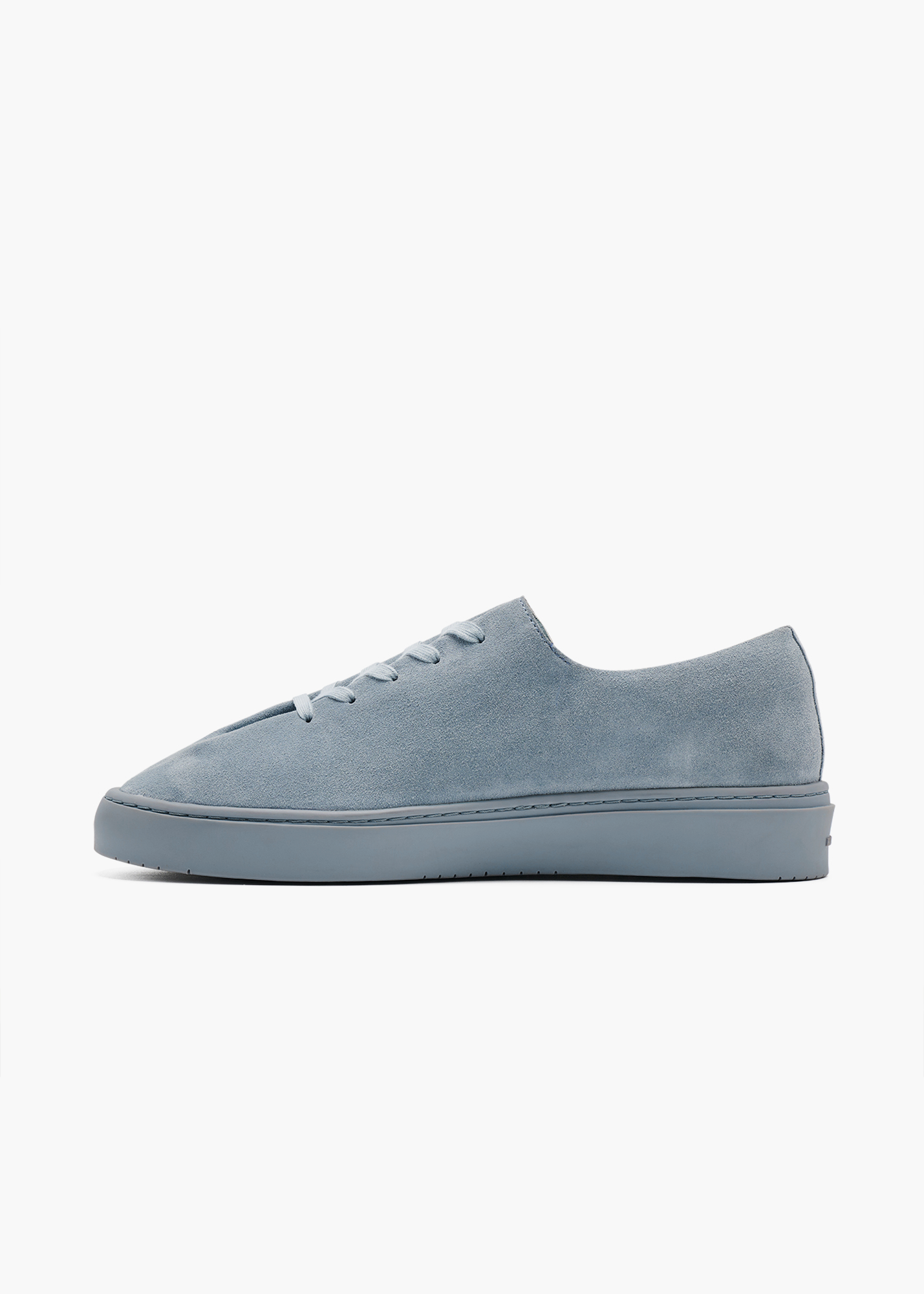 Dani Men Arctic Blue One Piece Fold Suede Trainers