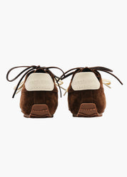 Bunny Men Cacao Brown Leather Trainers