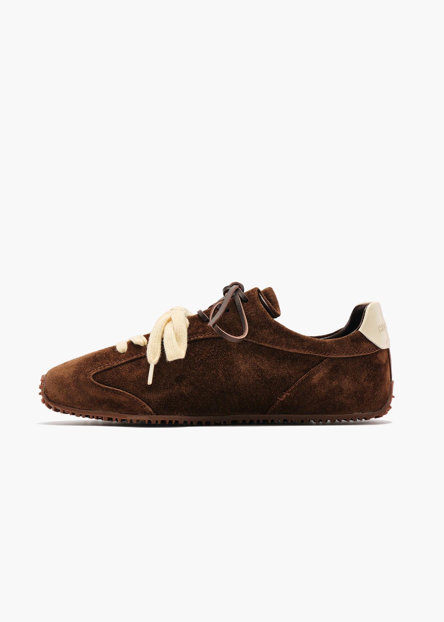 Bunny Men Cacao Brown Leather Trainers