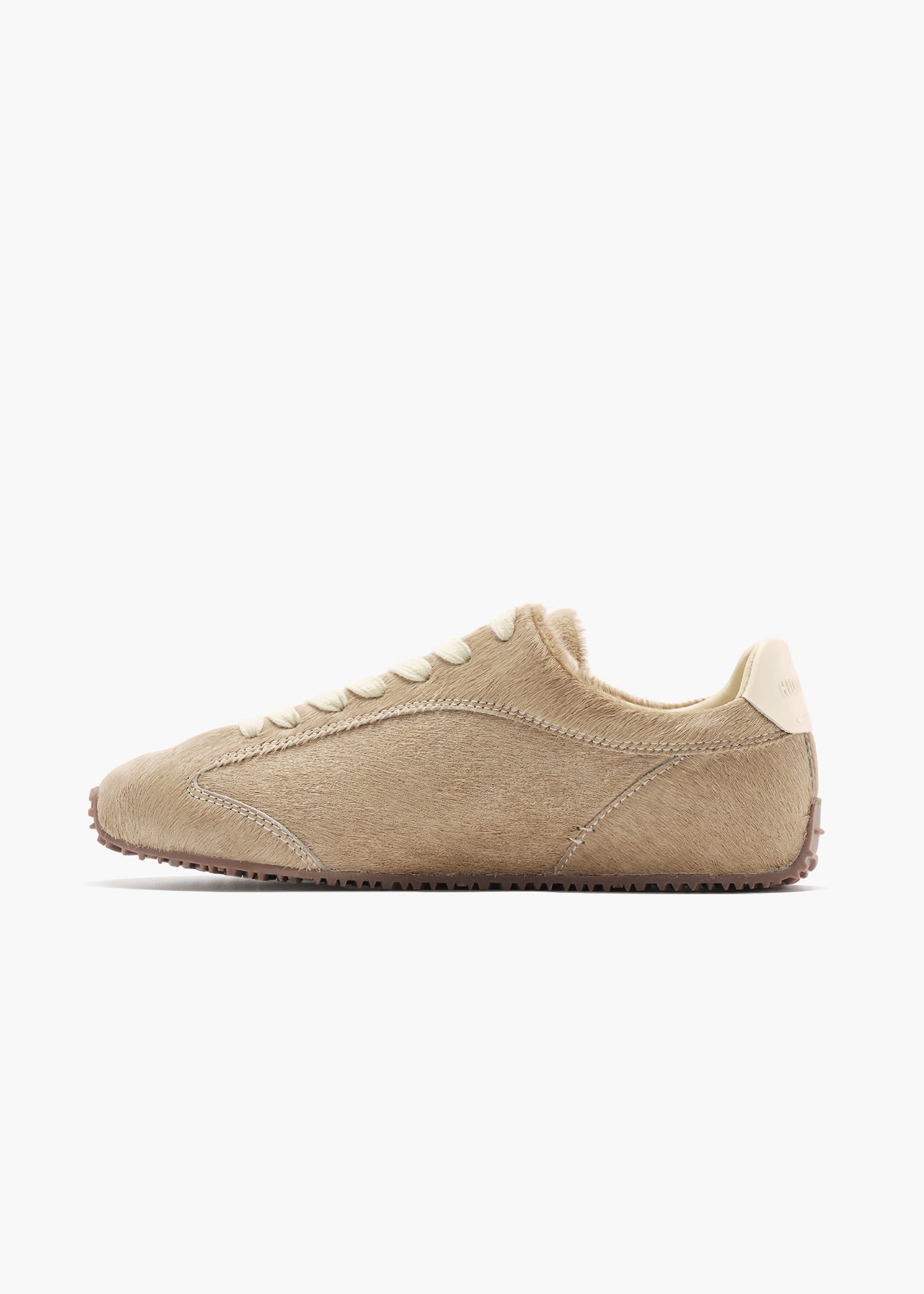 Bunny Men Whisper Pink Calf-hair Trainers