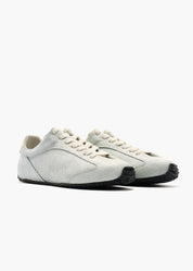 Bunny Men Eggshell White Leather Trainers