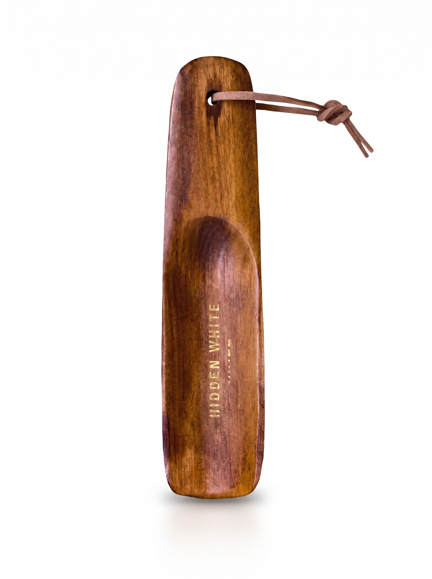 Hidden White Exclusive Lotus Wood Shoehorn